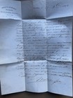 Old Vintage  Letter From France 1866