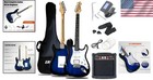 Electric Guitar Kit Map Made 39 Inch Full Size With Amp Tuner Accessories