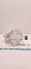 Vintage Grape Cluster Shaped Clear Glass Wine Bottle Screw Cap France