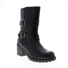 Harley-davidson Lalanne Triple Strap D84713 Womens Black Motorcycle Boots