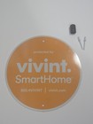 Vivint Security Sign Orange White  9   circle  Sign W  Rivet Pins And Stake Cover