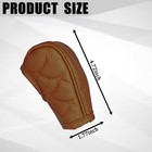 Gear Shift Knob Cover Pu Leather Car Stick Shift Knob Cover  Manual automatic   