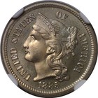 1885 Nickel Three Cent Ngc Pf-65