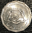 High Grade Au unc 1976 Somalia 10 Senti Aluminum Coin-agt709