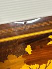 Vintage 1960s Inlaid Wood Wall Art Italian Coast Italy Village Marquetry 15x20