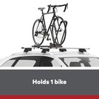 Yakima Highroad Rooftop Upright Bike Mount  Black  open Box 