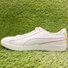 Puma Vikky V2 Womens Size 8 5 White Leather Athletic Lifestyle Shoes Sneakers