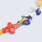 1 Box 42pcs Millefiori Lampwork Cross Shaped Beads With Holes Easter Handmade Mi