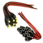 Dc Power Pigtail Cable Plug 18awg 2 1mm X 5 5mm 12v 5a Male   Female Pack Lot