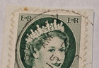 Canada Postage   Queen Elizabeth Ii   Green 2    Stamp   Posted   1954   O22
