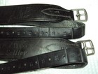 Pravins Sellier Wide Stirrup Leathers -135 Cm   53  Long -great  Made In France
