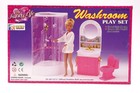 Gloria My Fancy Life Washroom Dollhouse Furniture  - Includes Standing Shower 