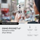 Dji Osmo Pocket Four Pro 4p   Standard Combo Handheld Stabilizer Vlog White