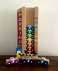 Melissa   Doug Stack And Count Wooden Parking Garage Educational Classic Toy