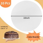 10 Pcs Cake Boards  White 10 Inch Round  Cardboard 10pcs  10 Inch  