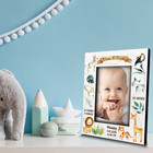 Personalize- Baby Picture Frame-safari Animal Birth Announcement-safari Nursery