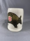 Vintage Lone Star Beer Ceramic Armadillo Mug Cup Stein Usa Texas Collectible