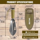7 In 1 Tactical Mini Hand Shovel Small Camping Shovel Portable Backpacking Trowe
