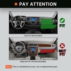 Dash Board Cover Compatible With 2007-2013 Chevy Silverado Ls Lt Wt Gmc Sierra S