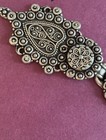 Vintage Pewter Frog Clasp 4-1 4    Wow    marked Tinn -per Norway Wow    Amazing
