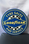 Goodyear Tyre Sales   Service     Racing Edition Metal Sign     50 Cm  19 7    