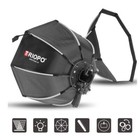 Us Triopo Ks2-90 90cm Foldable Octagon Softbox S Bracket Hand Grip For Speedlite