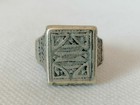 Rare Extremely Ancient Viking Ring Silver Artifact Authentic Stunning Size 9