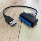 Sata To Usb3 0 Black Hard Drive Cable Converter  2 5 3 5 