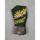 Vans Crew Socks Mens Womens 6 5-9 Green Yellow Sunshine Sun Logo Athletic Skate
