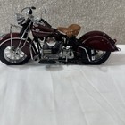 Franklin Mint 1942 Indian Motorcycle Model 442 Precision Model 1 10 Scale W case