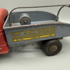 Vtg Structo Toyland Garage Towing Service Pressed Steel Windup Collectible Truck