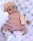 Silicone Reborn Baby Doll Girl Lifelike  19    Soft Floppy Squishy Newborn 7lbs