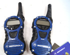 Motorola T6400 Talkabout Two-way Radios Walkie Talkies Black Blue Working B321