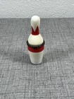 Phb Porcelain Hinged Trinket Box Bowling Pin With Mini Ball And Mini Pin 