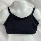 Nwt Black Eurotard Sports Bra Top  Dance Gymnastics  Girls Junior Sz Large Child