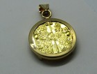 Leo The Wise 22 Karat Gold Byzantine-type Coin Pendant Medal 19mm