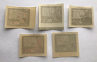 Russia Rsfsr   1922 Sc211-215 5 Th Anniv Of October Revolution  Mnh