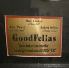 Goodfellas Framed Picture With Gun And Bullets Gold Nameplate