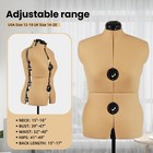 Turmeric Adjustable Dress Form Mannequin For Sewing Female Size 12-18  Pinnab   