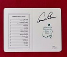 The King Arnold Palmer Signed Augusta National Golf Club Scorecard Jsa Coa