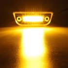 5pc Clear Lens Chrome Amber Led Roof Clearance Marker Lights For Kenworth T680  