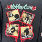 Vintage  89 Motley Crue Pirate Radio L Fits M Long Sleeve Shirt Brockum Made Usa