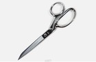 Vintage Gingher Scissors 8  Knife Edge Chrome Shears Fabric Dressmaking Tailor