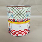 Vintage 50 s Flour Sifter Hand-i-sift 3 Screen Steel Housewife kitchen Graphics 