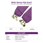 Women s Belly Dance Belts Hip Scarf Free Size 100  Chiffon Wrap Different Colors