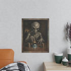 Vintage Alien Disclosure Wall Art  Cryptid Earth Poster  Ufo Horror Sci-fi Decor
