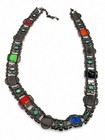 Vintage Schreiner New York Millefiori Art Glass Belt  34   
