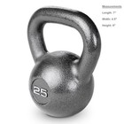 25lb Cast Iron Kettlebell  Single