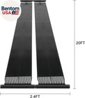 2pcs 1 2ft X 20ft Solar Pool Heater Panel  Weatherproof High-efficiency Swimming