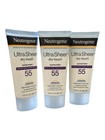 3x Neutrogena Ultra Sheer Dry-touch Spf 55 Sunscreen Lotion 3oz 3 Pack Exp 7 26 